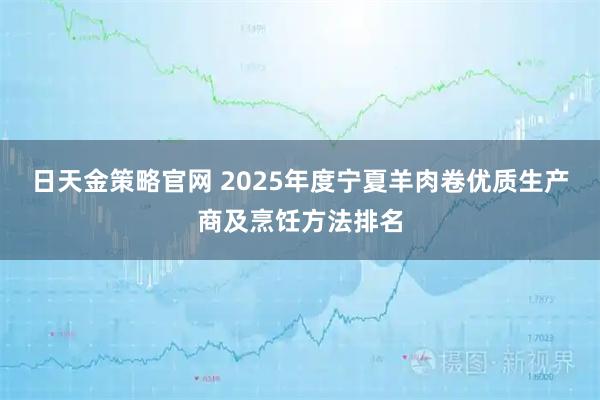 日天金策略官网 2025年度宁夏羊肉卷优质生产商及烹饪方法排名